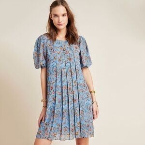 NWT Anthro Sachin + Babi Marina Pleat Swing Dress